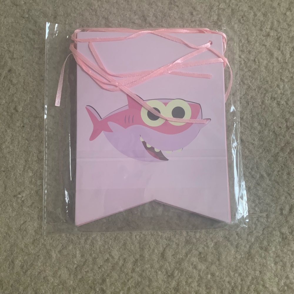 Baby Shark Pink Bday decor